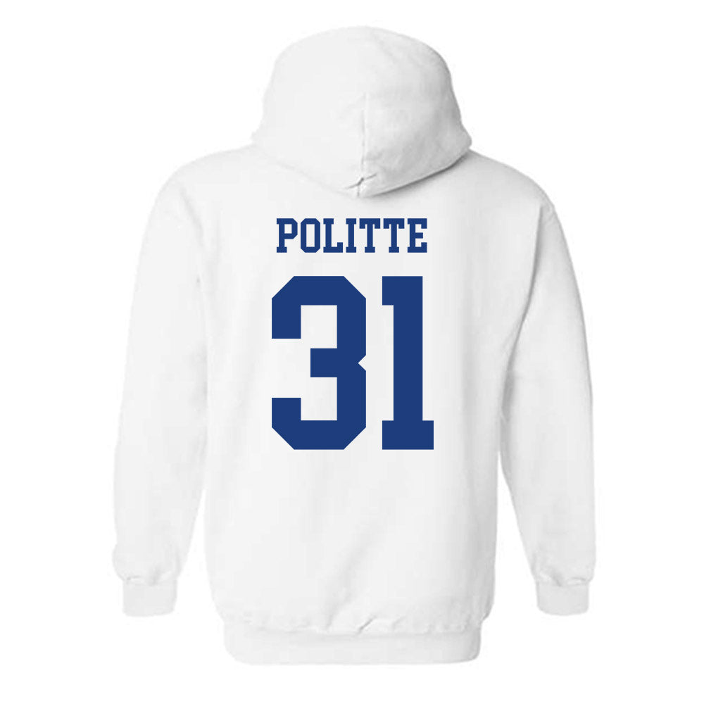 Memphis - NCAA Baseball : Michael Politte - Classic Fashion Shersey Hooded Sweatshirt-1