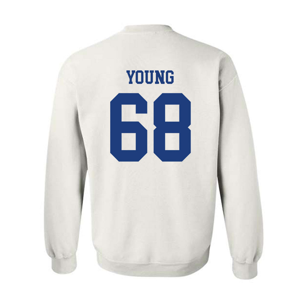 Memphis - NCAA Football : Jonathan Young - Classic Fashion Shersey Crewneck Sweatshirt-1