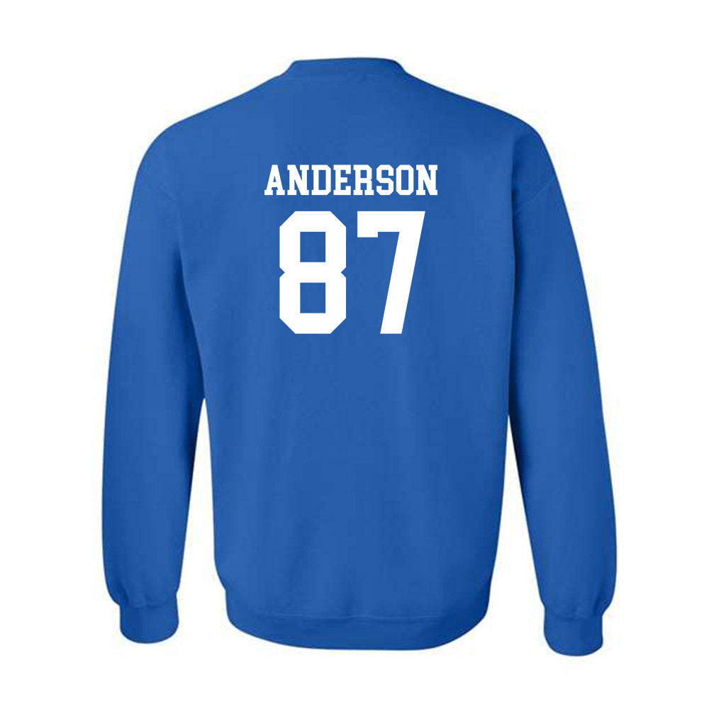 Memphis - NCAA Football : Bryce Anderson - Classic Shersey Crewneck Sweatshirt-1