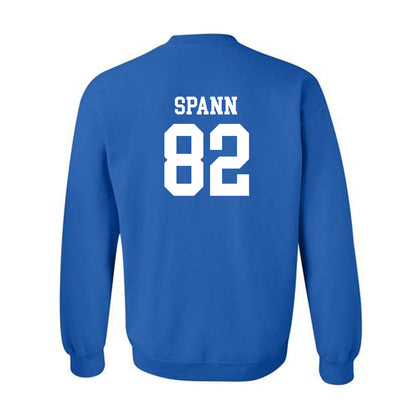 Memphis - NCAA Football : Justice Spann - Classic Shersey Crewneck Sweatshirt-1