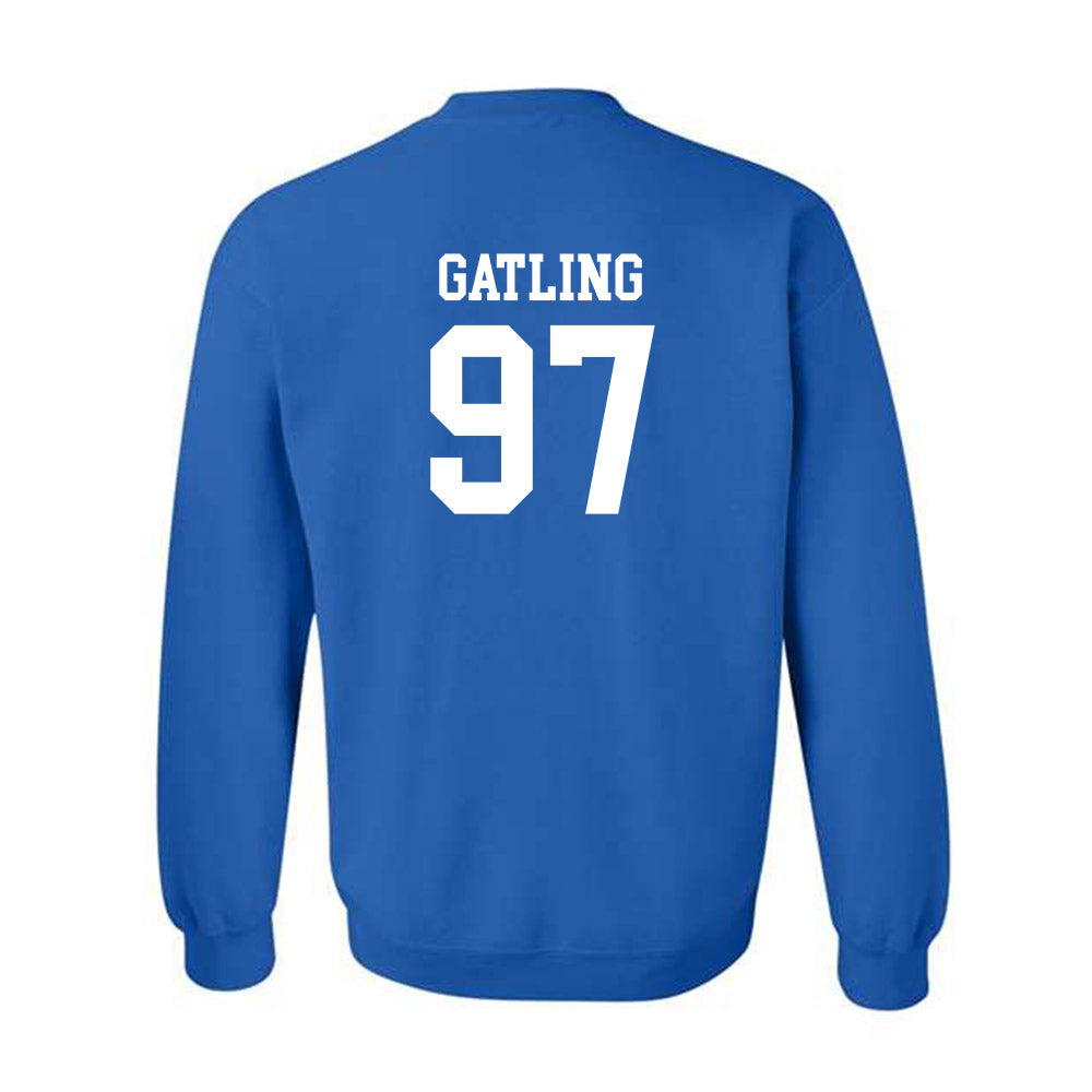 Memphis - NCAA Football : Jacari Gatling - Classic Shersey Crewneck Sweatshirt-1
