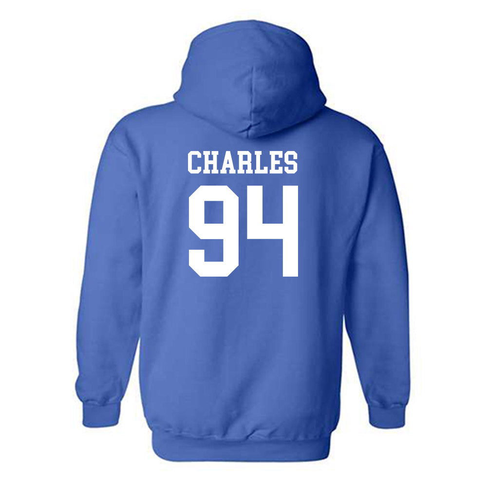 Memphis - NCAA Football : Jalen Charles - Classic Shersey Hooded Sweatshirt-1