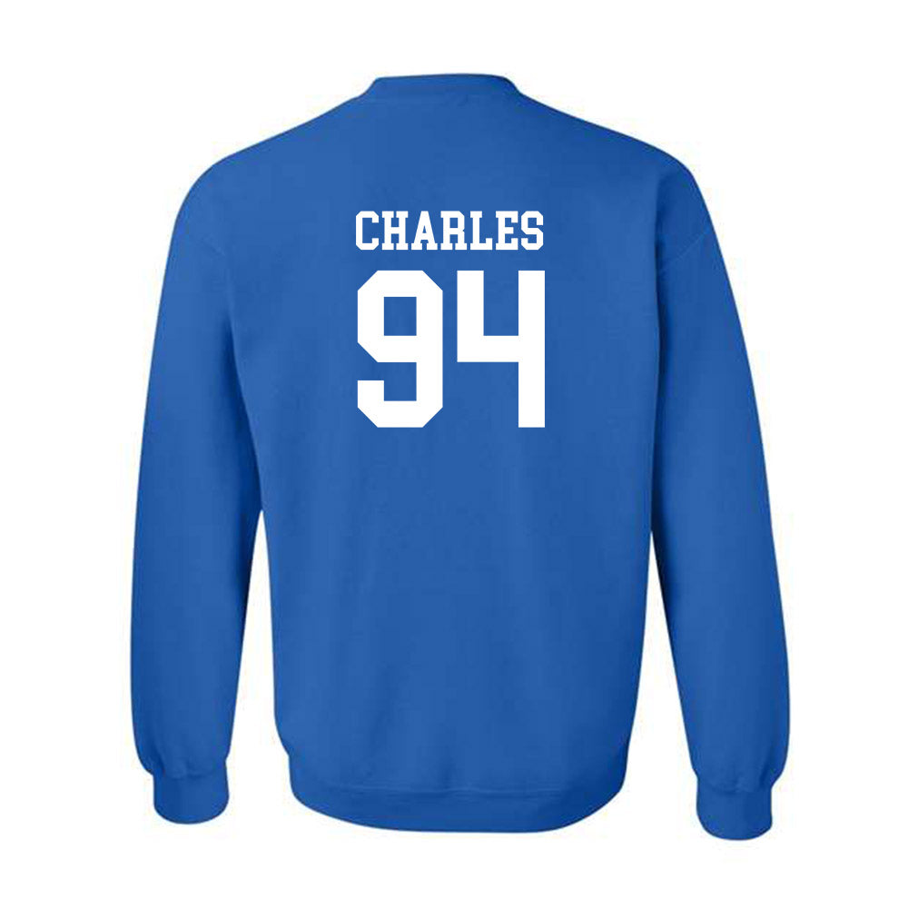 Memphis - NCAA Football : Jalen Charles - Classic Shersey Crewneck Sweatshirt-1