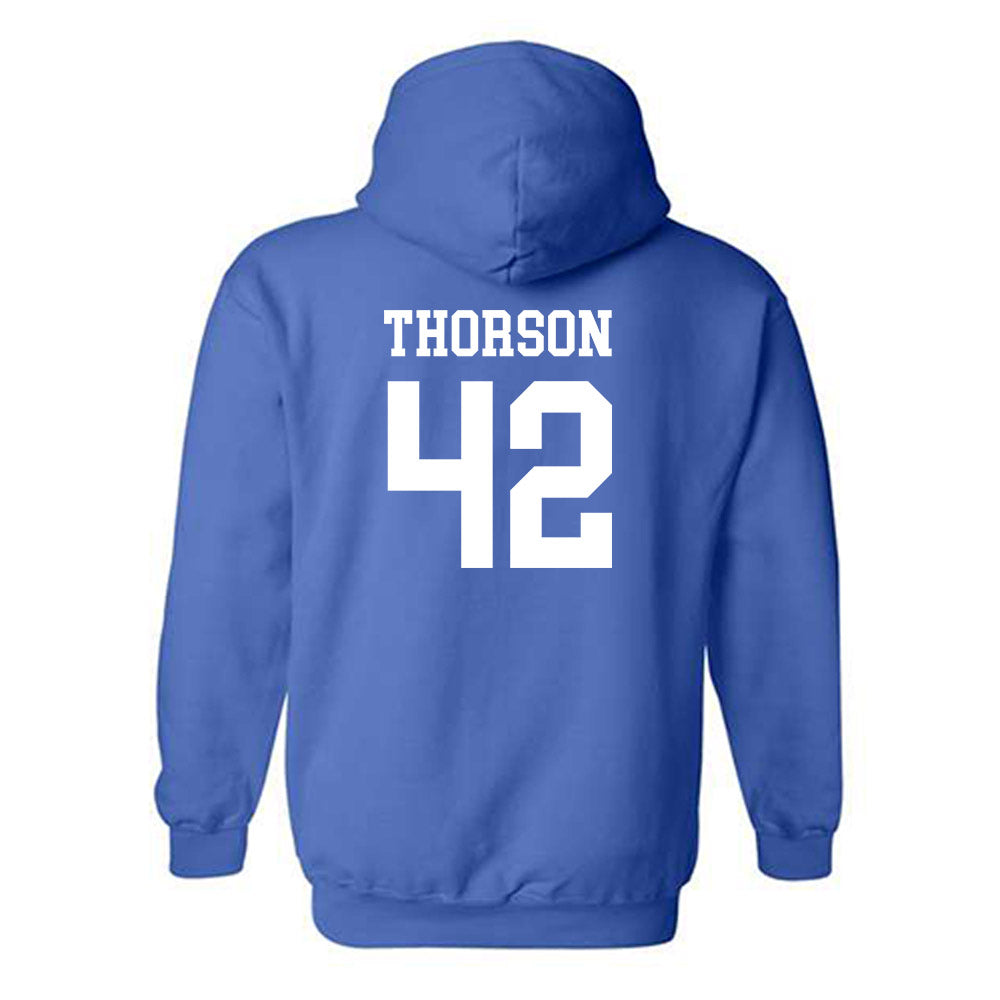  - NCAA Baseball : Shane Thorson - Classic Shersey Hooded Sweatshirt-1