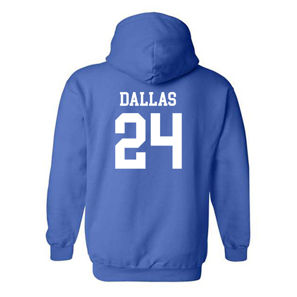Memphis - NCAA Baseball : Michael Dallas - Classic Shersey Hooded Sweatshirt-1
