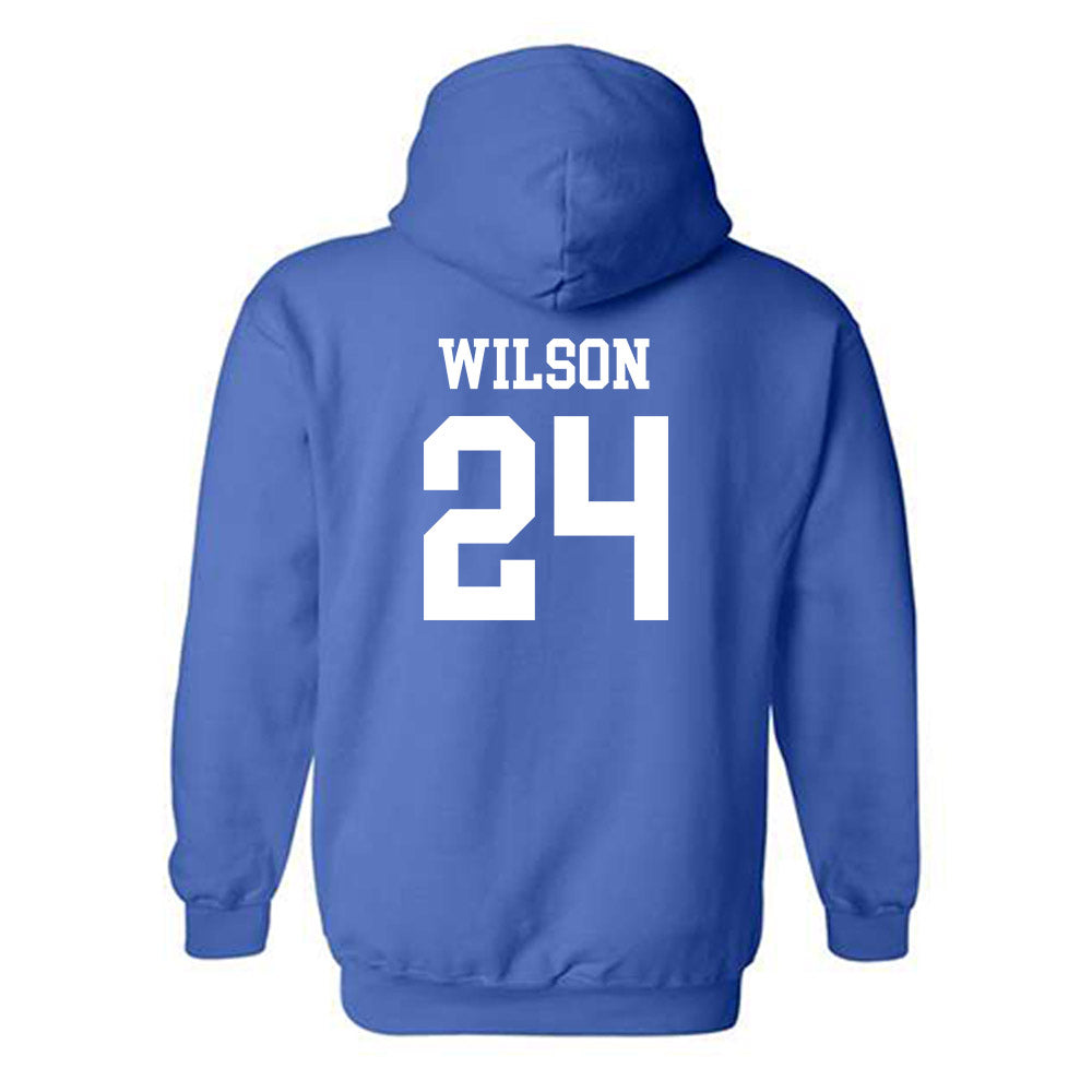Memphis - NCAA Football : Kamari Wilson - Classic Shersey Hooded Sweatshirt-1