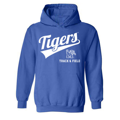 Memphis - NCAA Men's Track & Field : Prior Ochonogor - Classic Shersey Hooded Sweatshirt-0