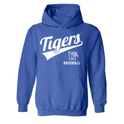 Memphis - NCAA Baseball : Jack Pitts - Classic Shersey Hooded Sweatshirt-0