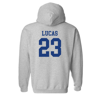 Memphis - NCAA Baseball : Isaac Lucas - Classic Shersey Hooded Sweatshirt-1