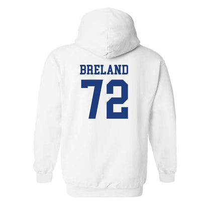 Memphis - NCAA Football : Malachi Breland - Classic Shersey Hooded Sweatshirt-1