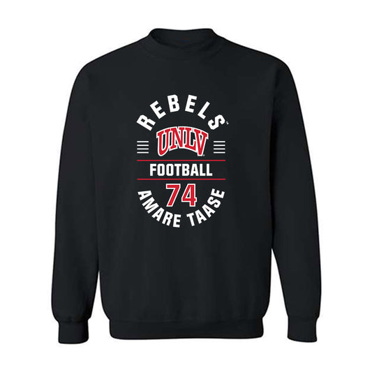 UNLV - NCAA Football : Amare Taase - Classic Fashion Shersey Crewneck Sweatshirt-0