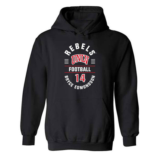 UNLV - NCAA Football : Bryce Edmondson - Classic Fashion Shersey Hooded Sweatshirt-0