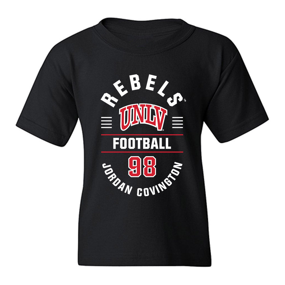 UNLV - NCAA Football : Jordan Covington - Classic Fashion Shersey Youth T-Shirt-0