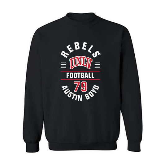 UNLV - NCAA Football : Austin Boyd - Classic Fashion Shersey Crewneck Sweatshirt-0