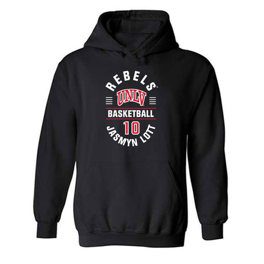UNLV - NCAA Women's Basketball : Jasmyn Lott - Classic Fashion Shersey Hooded Sweatshirt-0