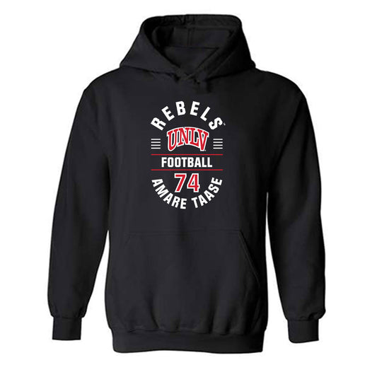 UNLV - NCAA Football : Amare Taase - Classic Fashion Shersey Hooded Sweatshirt-0