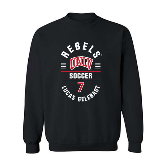 UNLV - NCAA Men's Soccer : Lucas Gelebart - Classic Fashion Shersey Crewneck Sweatshirt-0