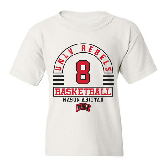 UNLV - NCAA Men's Basketball : Mason Abittan - Classic Fashion Shersey Youth T-Shirt-0