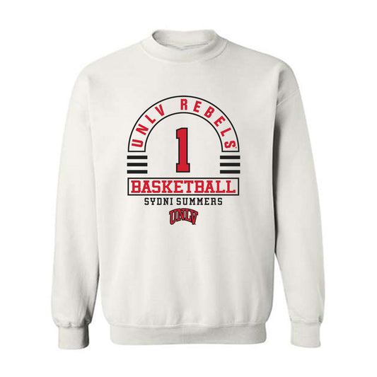 UNLV - NCAA Women's Basketball : Sydni Summers - Classic Fashion Shersey Crewneck Sweatshirt-0