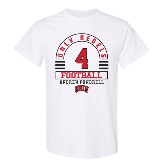 UNLV - NCAA Football : Andrew Powdrell - Classic Fashion Shersey T-Shirt-0