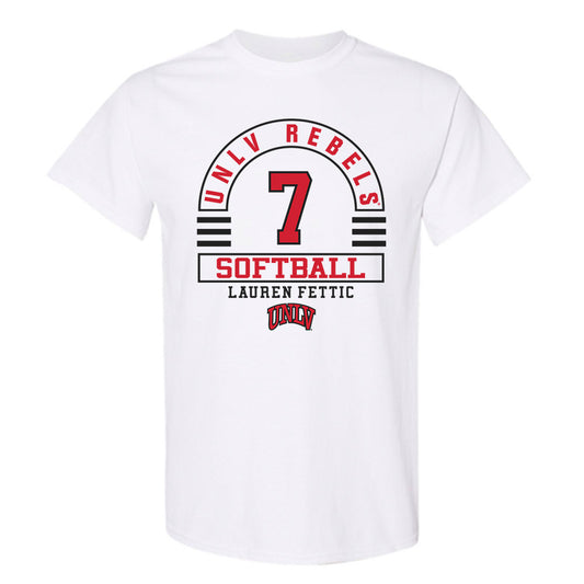 UNLV - NCAA Softball : Lauren Fettic - Classic Fashion Shersey T-Shirt-0