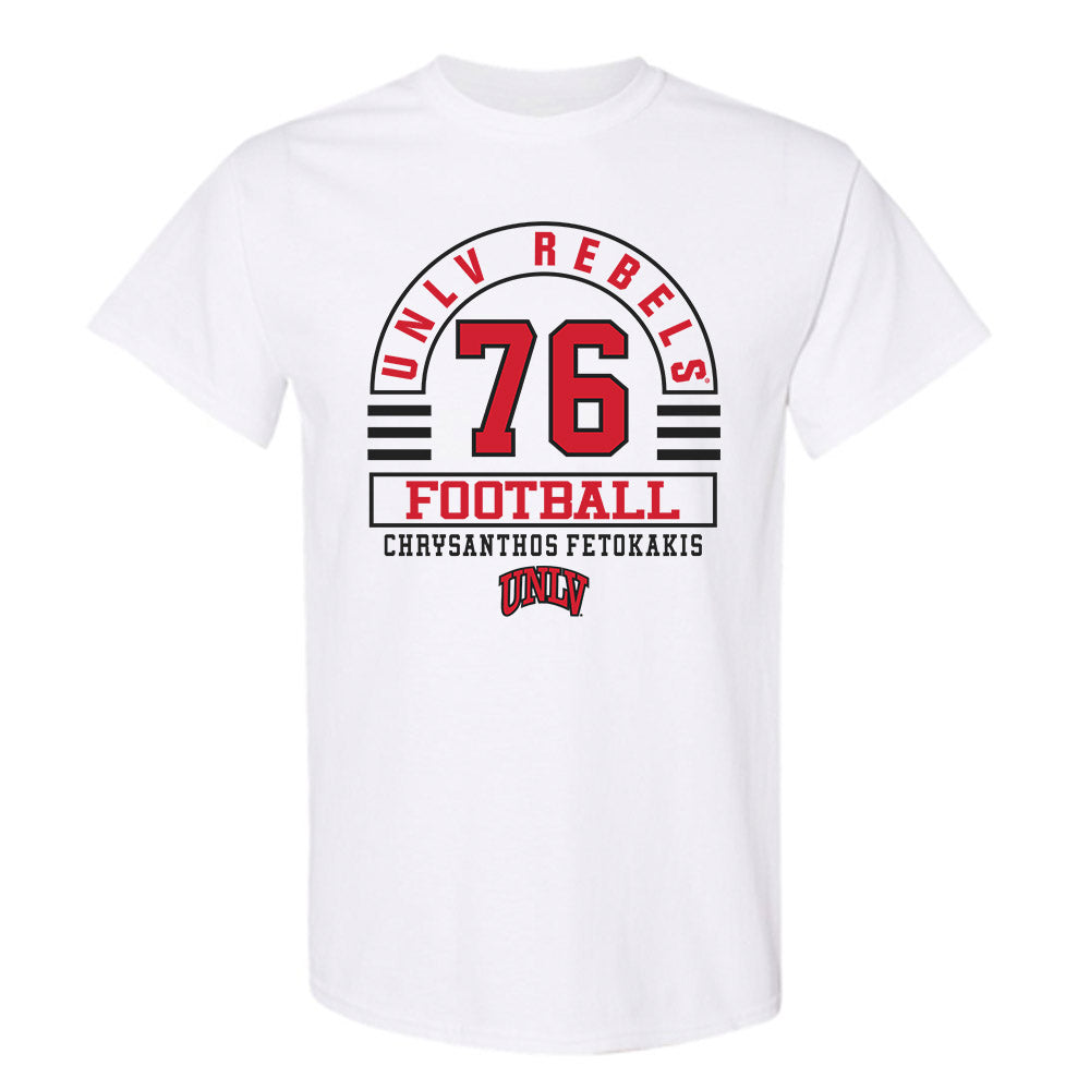 UNLV - NCAA Football : Chrysanthos Fetokakis - Classic Fashion Shersey T-Shirt-0
