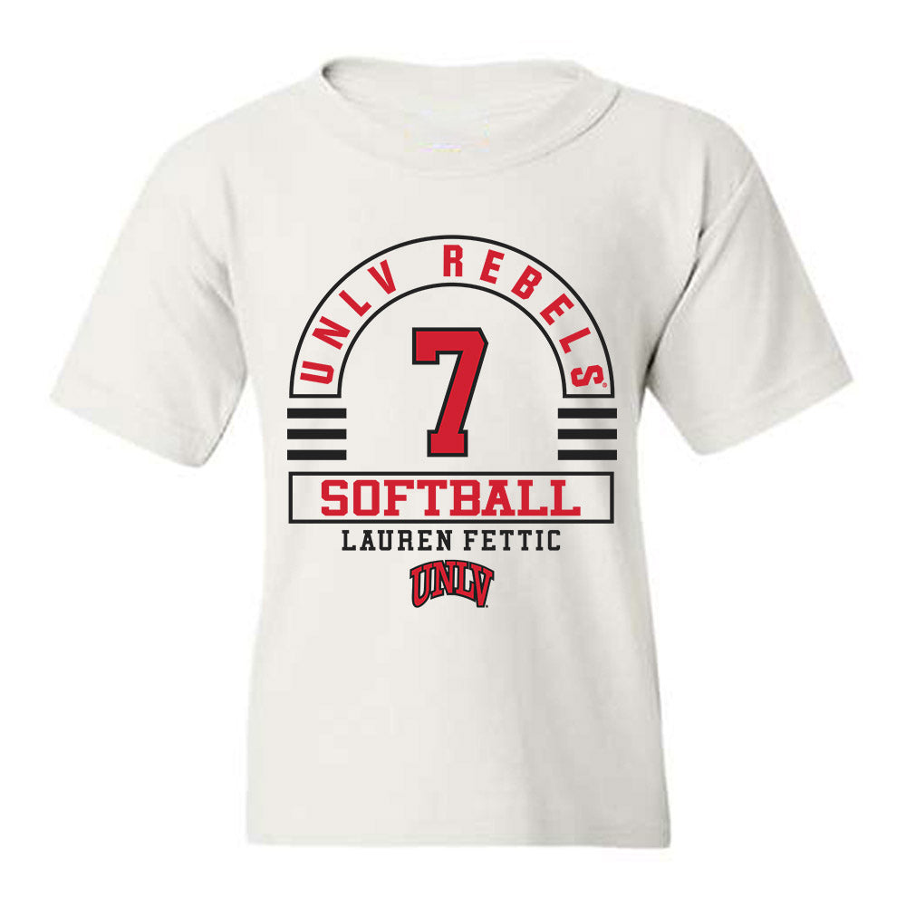 UNLV - NCAA Softball : Lauren Fettic - Classic Fashion Shersey Youth T-Shirt-0