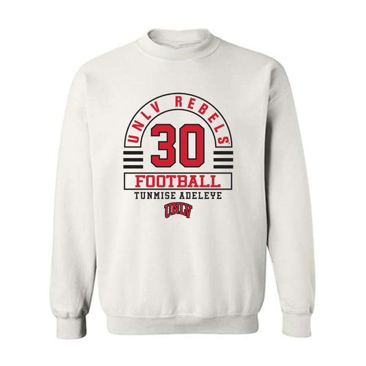 UNLV - NCAA Football : Tunmise Adeleye - Classic Fashion Shersey Crewneck Sweatshirt-0