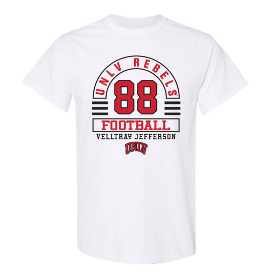 UNLV - NCAA Football : Velltray Jefferson - Classic Fashion Shersey T-Shirt-0