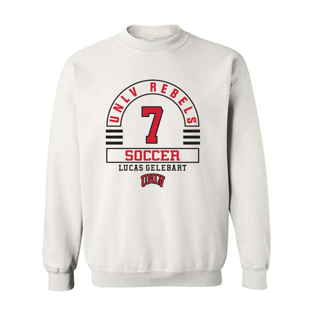 UNLV - NCAA Men's Soccer : Lucas Gelebart - Classic Fashion Shersey Crewneck Sweatshirt-0