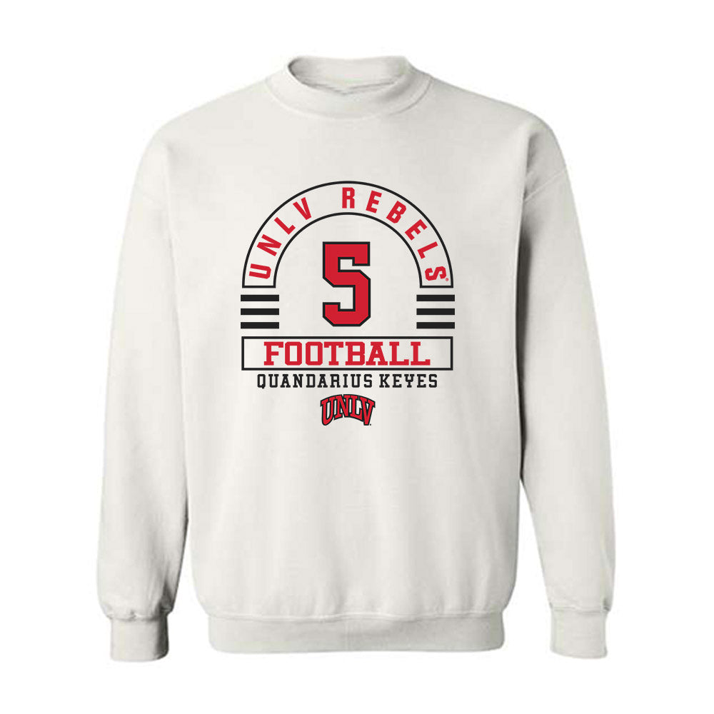 UNLV - NCAA Football : Quandarius Keyes - Classic Fashion Shersey Crewneck Sweatshirt-0