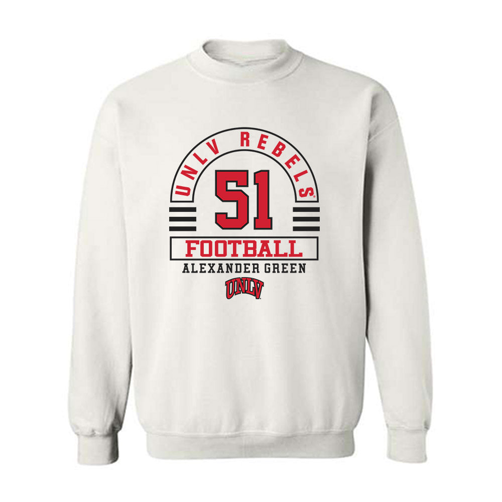 UNLV - NCAA Football : Alexander Green - Classic Fashion Shersey Crewneck Sweatshirt-0