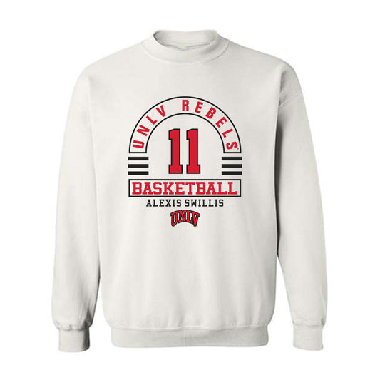 UNLV - NCAA Women's Basketball : Alexis Swillis - Classic Fashion Shersey Crewneck Sweatshirt-0
