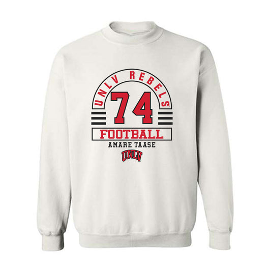 UNLV - NCAA Football : Amare Taase - Classic Fashion Shersey Crewneck Sweatshirt-0