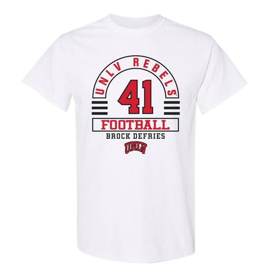 UNLV - NCAA Football : Brock deFries - Classic Fashion Shersey T-Shirt-0