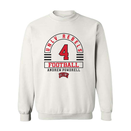 UNLV - NCAA Football : Andrew Powdrell - Classic Fashion Shersey Crewneck Sweatshirt-0