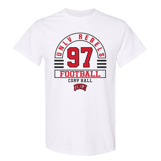 UNLV - NCAA Football : Cory Hall - Classic Fashion Shersey T-Shirt-0