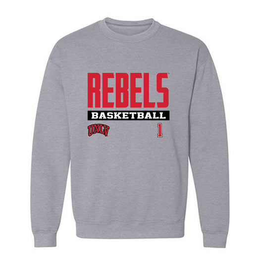 UNLV - NCAA Women's Basketball : Sydni Summers - Classic Fashion Shersey Crewneck Sweatshirt-0