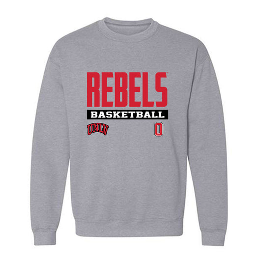 UNLV - NCAA Men's Basketball : Dra Gibbs-Lawhorn - Classic Fashion Shersey Crewneck Sweatshirt-0