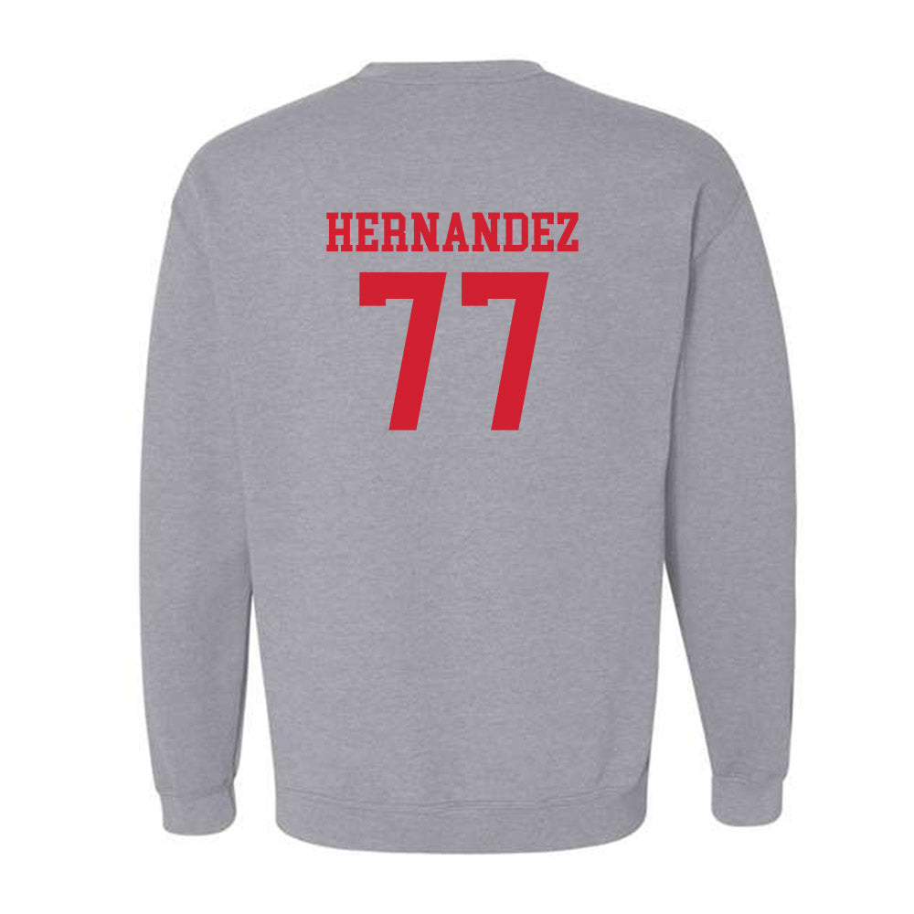 UNLV - NCAA Football : Daniel Hernandez - Classic Shersey Crewneck Sweatshirt-1