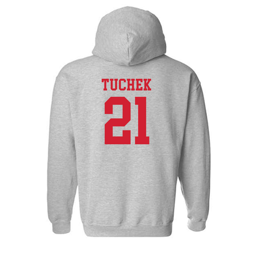 UNLV - NCAA Football : Josh Tuchek - Classic Shersey Hooded Sweatshirt-1