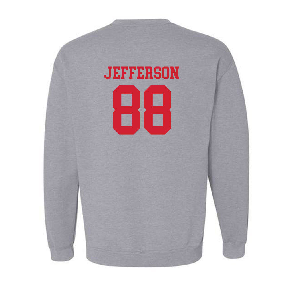 UNLV - NCAA Football : Velltray Jefferson - Classic Shersey Crewneck Sweatshirt-1