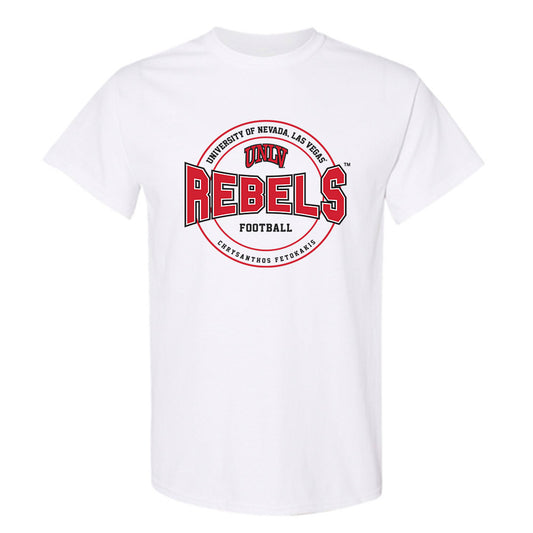 UNLV - NCAA Football : Chrysanthos Fetokakis - Classic Shersey T-Shirt-0