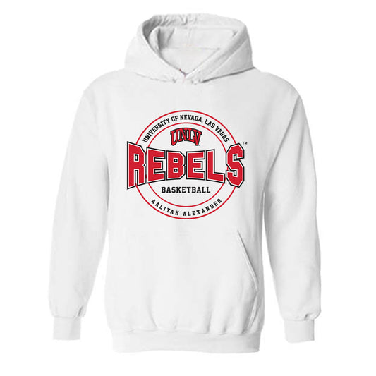 UNLV - NCAA Women's Basketball : Aaliyah Alexander - Classic Shersey Hooded Sweatshirt-0