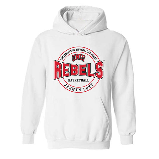 UNLV - NCAA Women's Basketball : Jasmyn Lott - Classic Shersey Hooded Sweatshirt-0