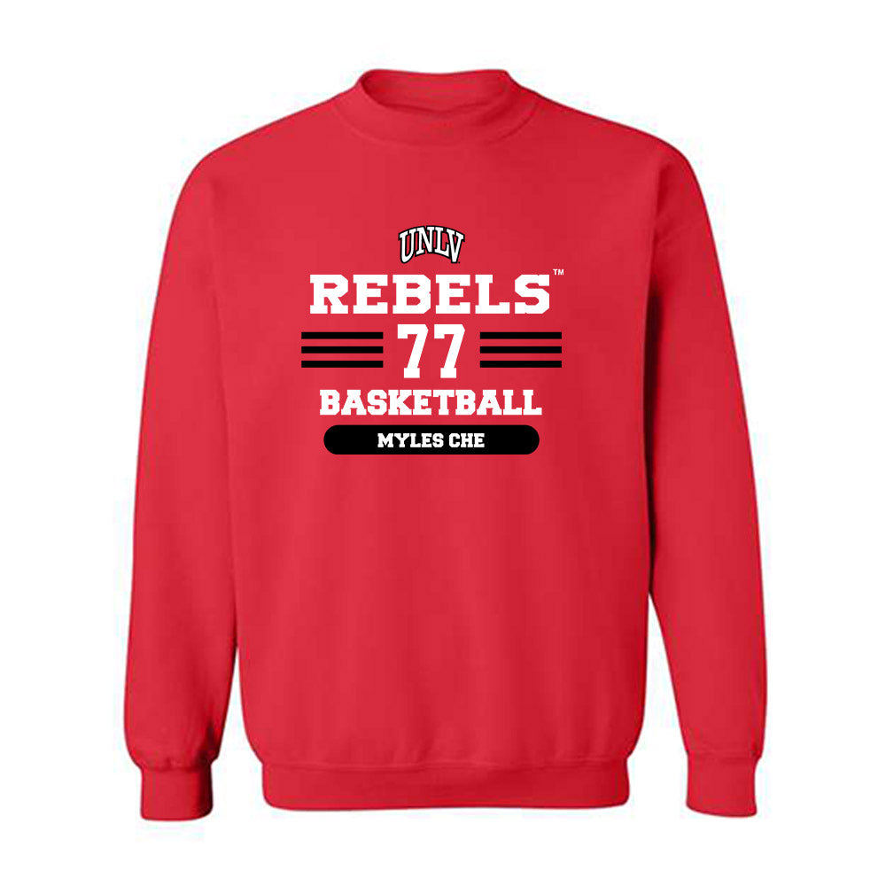 UNLV - NCAA Men's Basketball : Myles Che - Classic Shersey Crewneck Sweatshirt-0