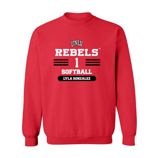 UNLV - NCAA Softball : Lyla Gonzalez - Classic Shersey Crewneck Sweatshirt-0