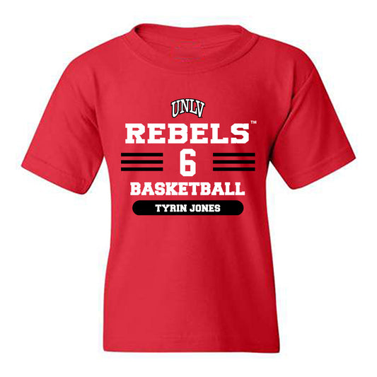 UNLV - NCAA Men's Basketball : Tyrin Jones - Classic Shersey Youth T-Shirt-0