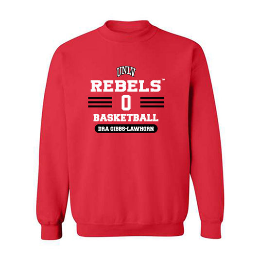 UNLV - NCAA Men's Basketball : Dra Gibbs-Lawhorn - Classic Shersey Crewneck Sweatshirt-0