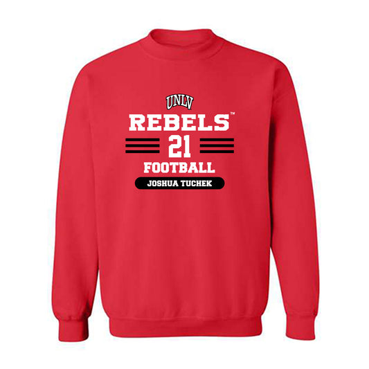 UNLV - NCAA Football : Joshua Tuchek - Classic Shersey Crewneck Sweatshirt-0